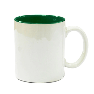 TAZA 11 OZ INTERIOR COLOR VERDE OSCURO