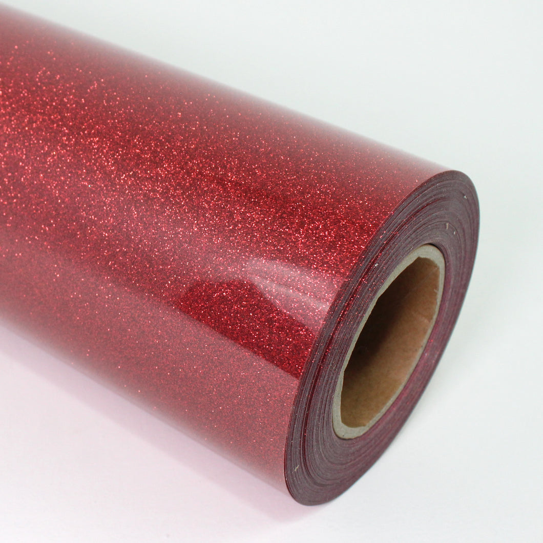 VINIL TEXTIL GLITTER ROJO