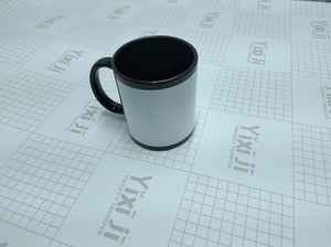 TAZA NEGRA CON VENTANA